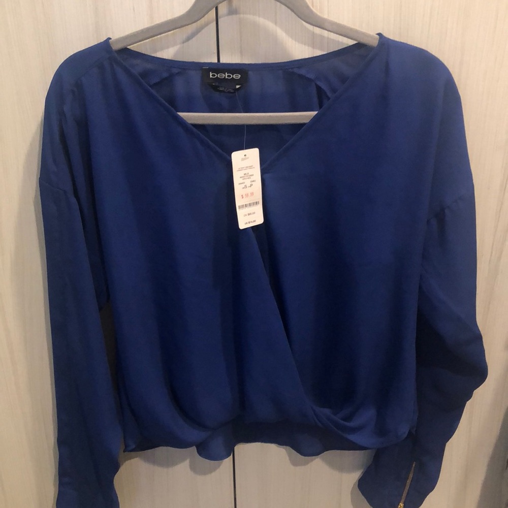 Blue Bebe blouse